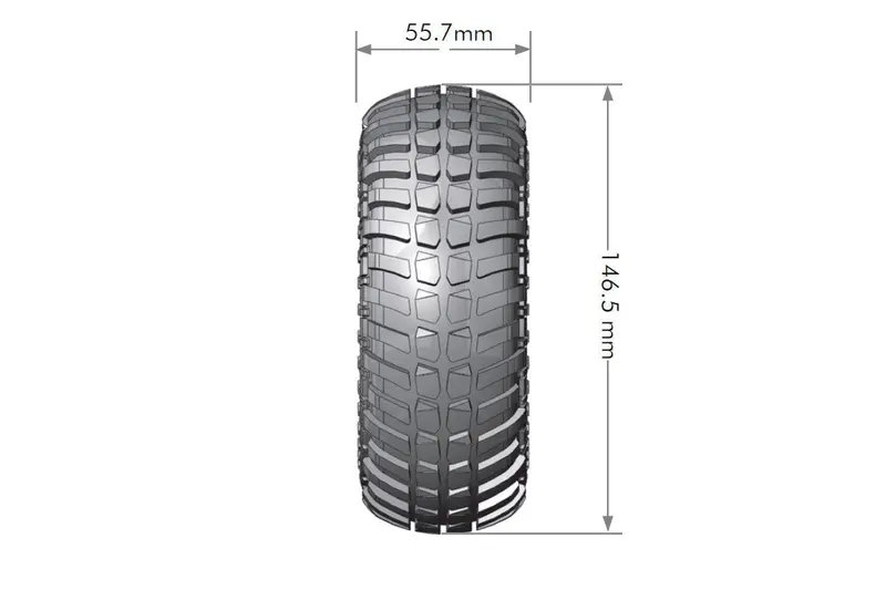 Louise R/C - Cr-Ardent 1/10 2.2" Crawler Tires, Super Soft, Front/Rear (2) 2