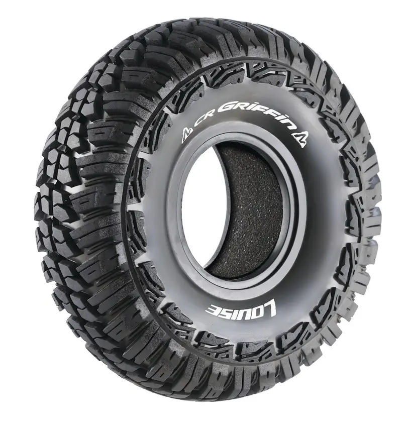 Louise R/C - Cr-Griffin 1/10 2.2" Crawler Tires, Super Soft, Front/Rear (2) 1