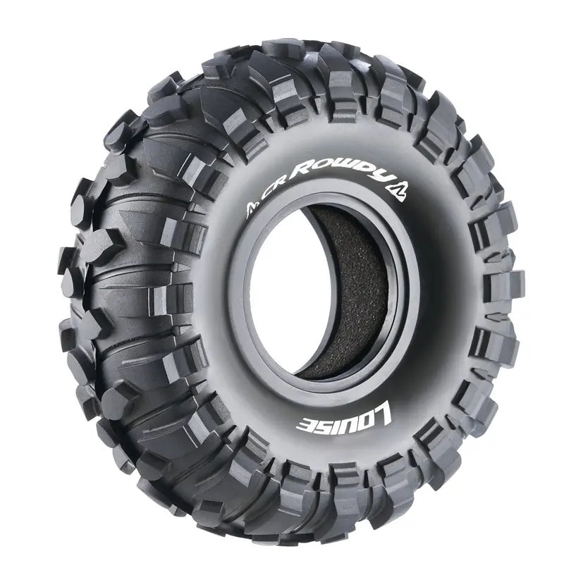 Louise R/C - Cr-Rowdy 1/10 2.2" Crawler Tires, Super Soft, Front/Rear (2) 1