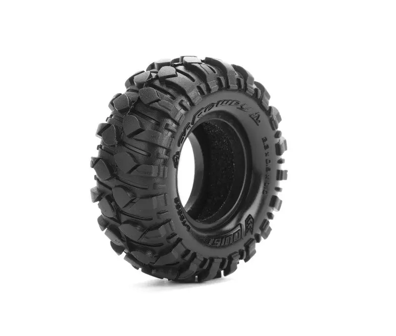 Louise R/C - Cr-Rowdy 1/18, 1/24 1.0" Crawler Tires, Super Soft, Front/Rear (2) 1