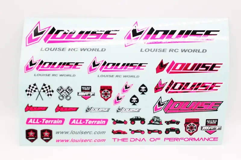 Louise R/C - Louise Rc Sticker Sheet-Pink 1