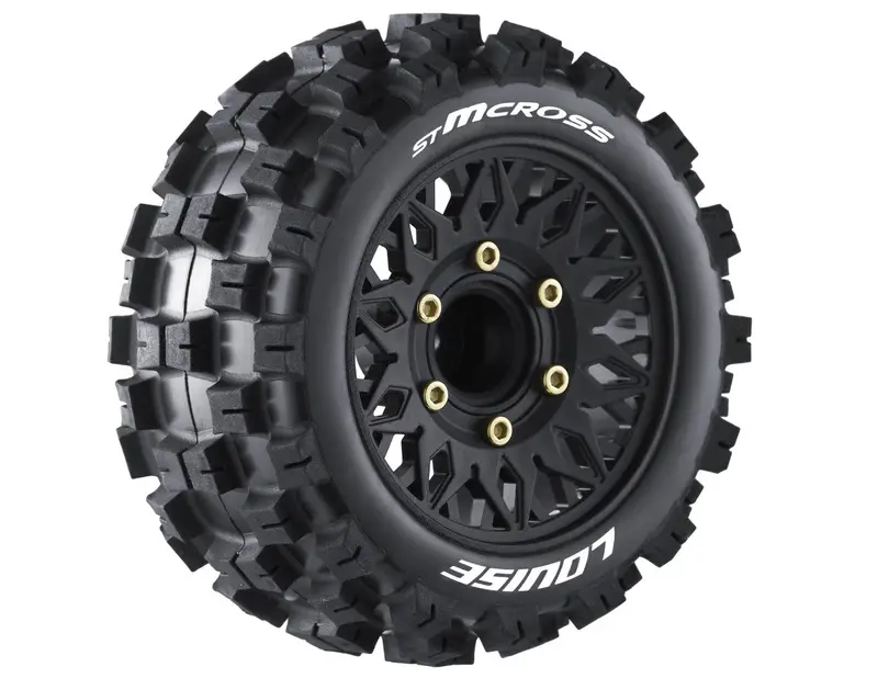 Louise R/C - St-Mcross Soft 1/10 Stadium Truck, 0 & 1/2" Offset, 12, 14, 17Mm Removable Hex Wheels 1