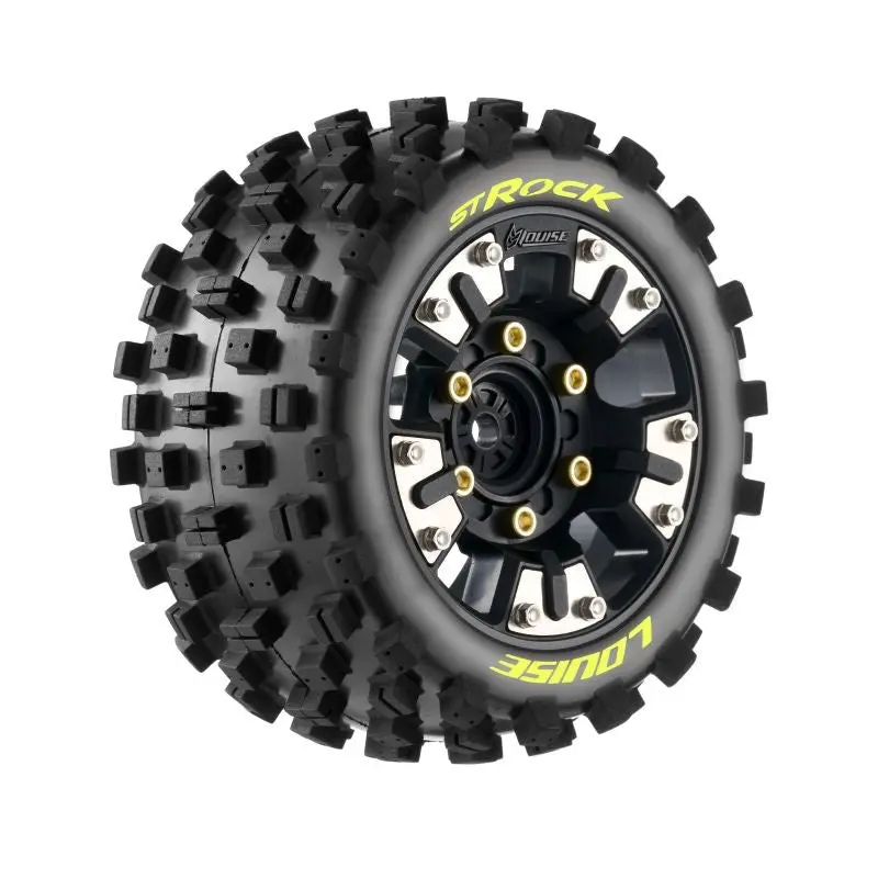 Louise R/C - St-Rock Soft Mounted Tires, 0" & 1/2" Offset, Removable Hex 12, 14, 17Mm, For Mini Maxx / Xrt 1