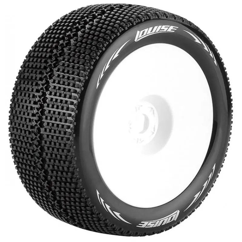 Louise R/C - T-Turbo 1/8 Off-Road Truggy Tires, Unmounted, Front/Rear, (2) 1
