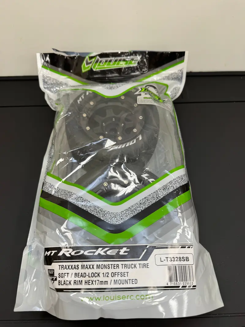Loult3328sb Mft Mt-Rocket 1/10 Monster Truck Tire Open Package, Tires Are Unused 1