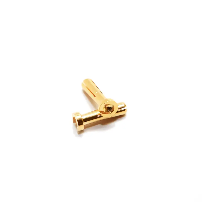 Maclan Racing - Maclan Max Current 4Mm Gold Bullet Connectors   (2 Pcs) 1