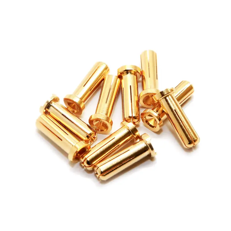 Maclan Racing - Maclan Max Current 5Mm Gold Bullet Connectors (10 Pcs) 1