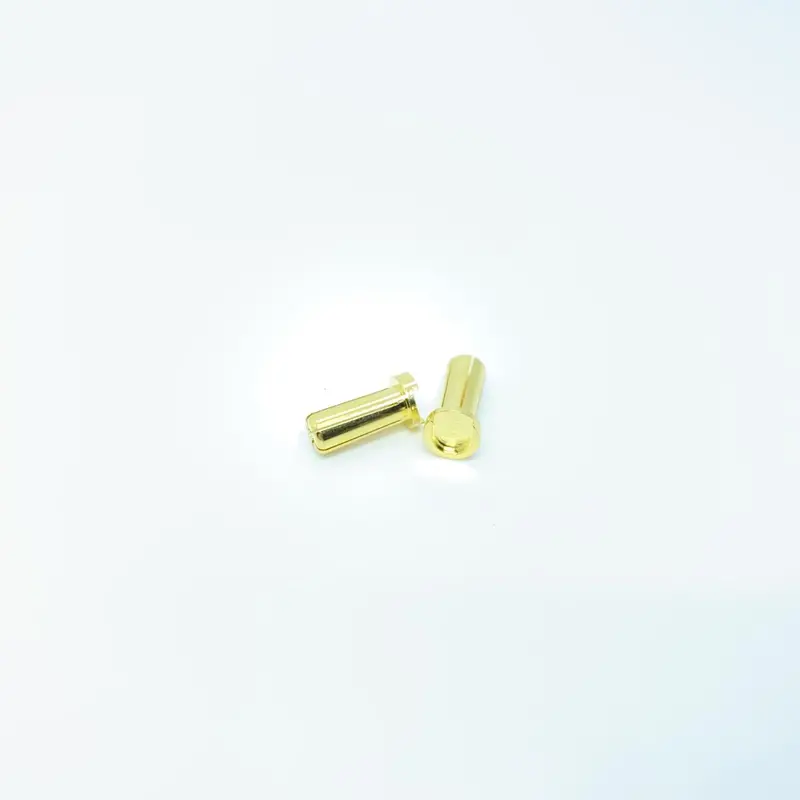 Maclan Racing - Maclan Max Current 5Mm Low Profile Gold Bullet Connectors (2Pcs) 1