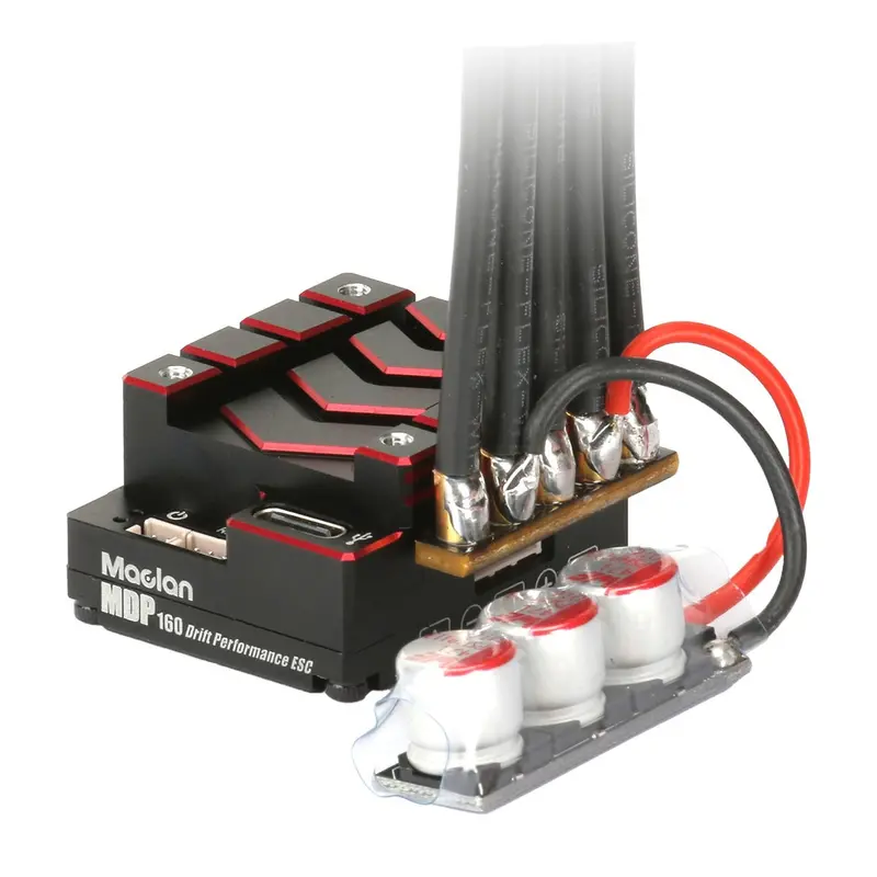 Maclan Racing - Mdp 160 Drift Performance Esc, (Black/Red) 1