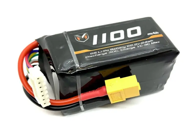 Maclan Racing - Ssi Series 6S 1100Mah 22.2V Li-Po Battery W/ Xt60 1