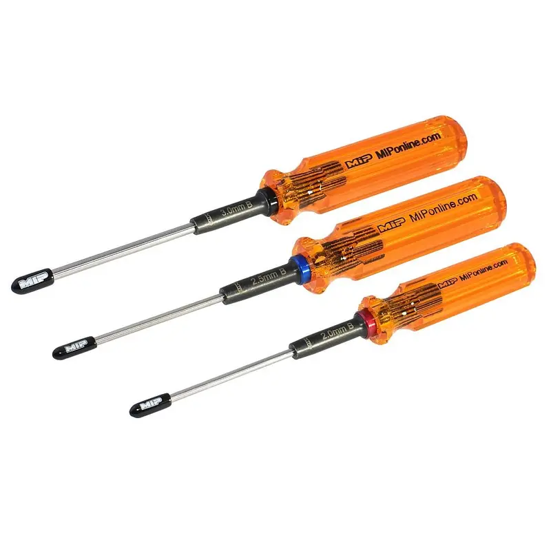 Mip - Moore's Ideal Products - Hex Driver Ball Wrench Set, Gen 2, Metric (3), 2.0Mm, 2.5Mm, 3.0Mm 1