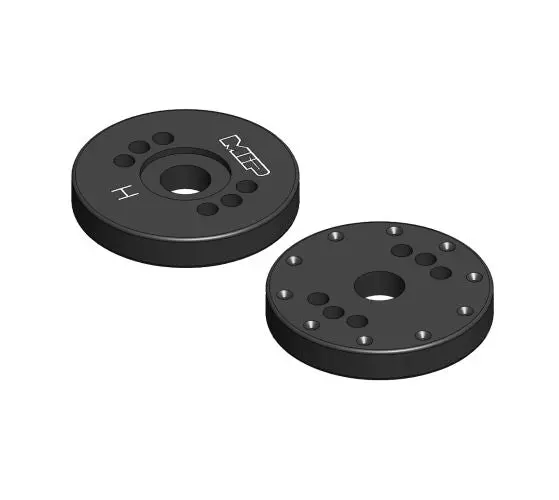 Mip - Moore's Ideal Products - Mip Bypass1 Hi-Flow Pistons, 10-Hole X Blank, 1/8Th Scale, (2) 1