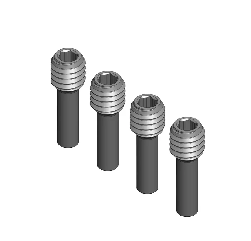 Mip - Moore's Ideal Products - Shss, M4 X 12Mm Pin Screw (4) 1
