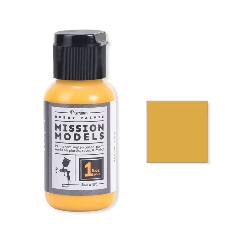 Mission Models - Acrylic Model Paint, 1 Oz Bottle, New Construction Yellow 1990 To Present 1