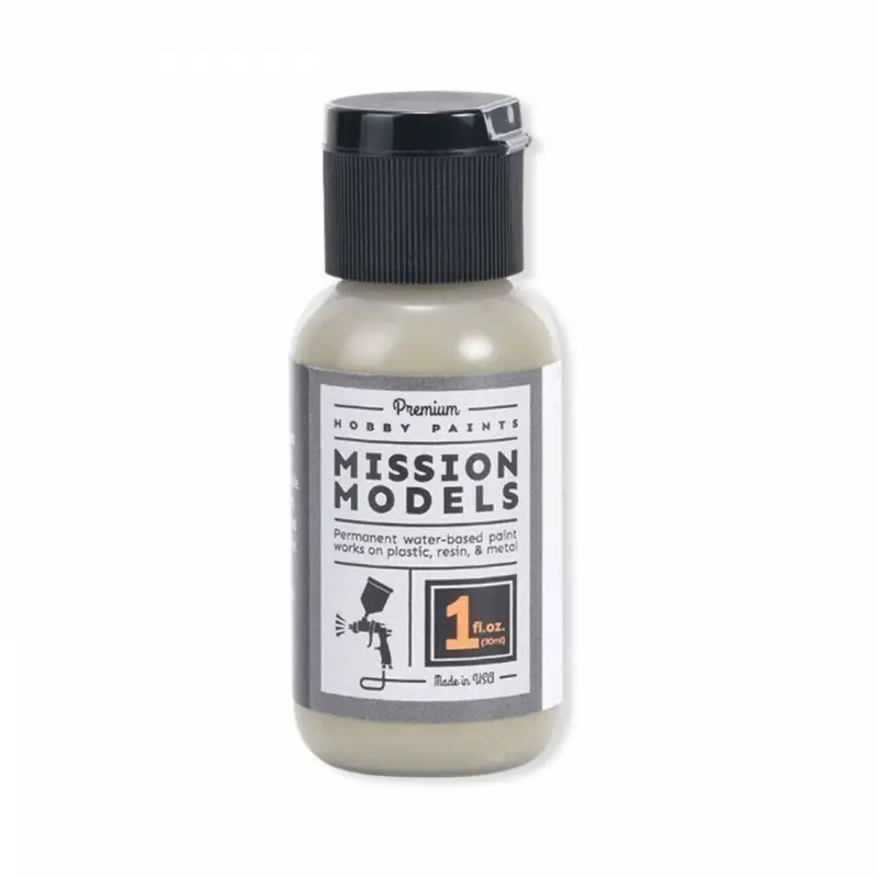 Mission Models - Acrylic Model Paint, 1Oz Bottle Concrete 1  (Dark) 1