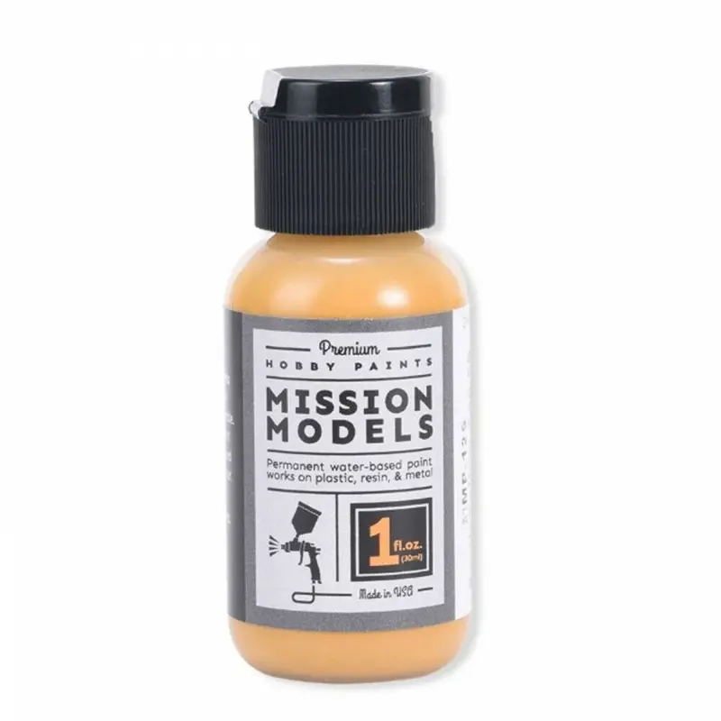 Mission Models - Acrylic Model Paint, 1Oz Bottle Earth Yellow Tan Fs 30257 Merdec 1
