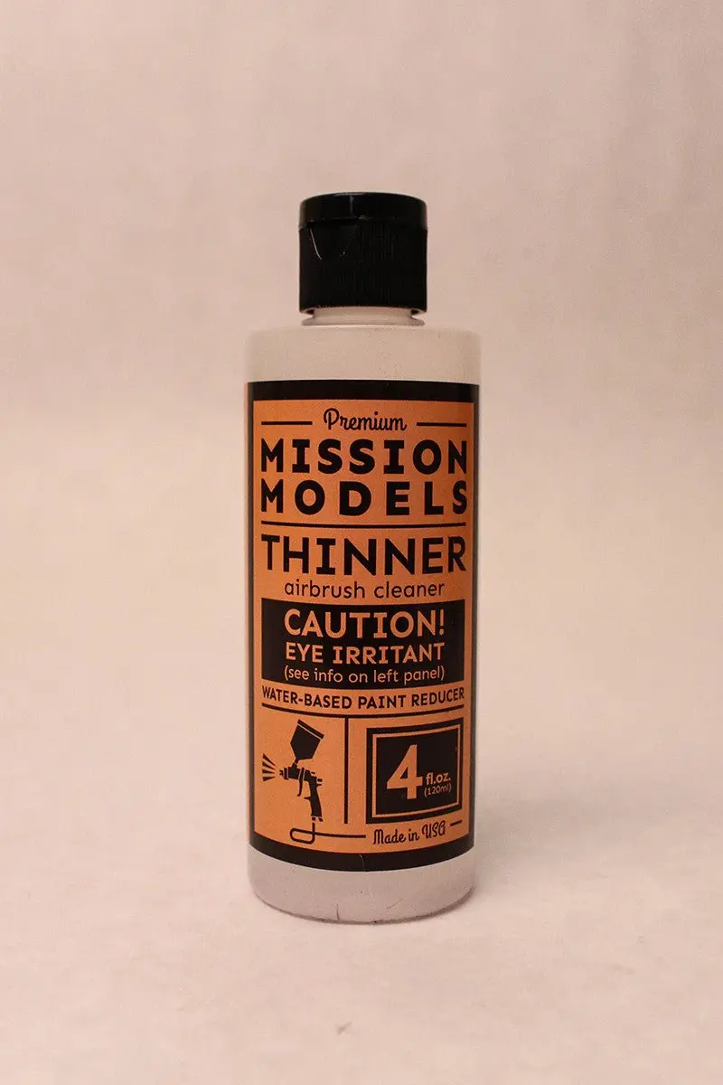 Mission Models - Rc Paint 4 Oz Bottle Thinner / Reducer 1