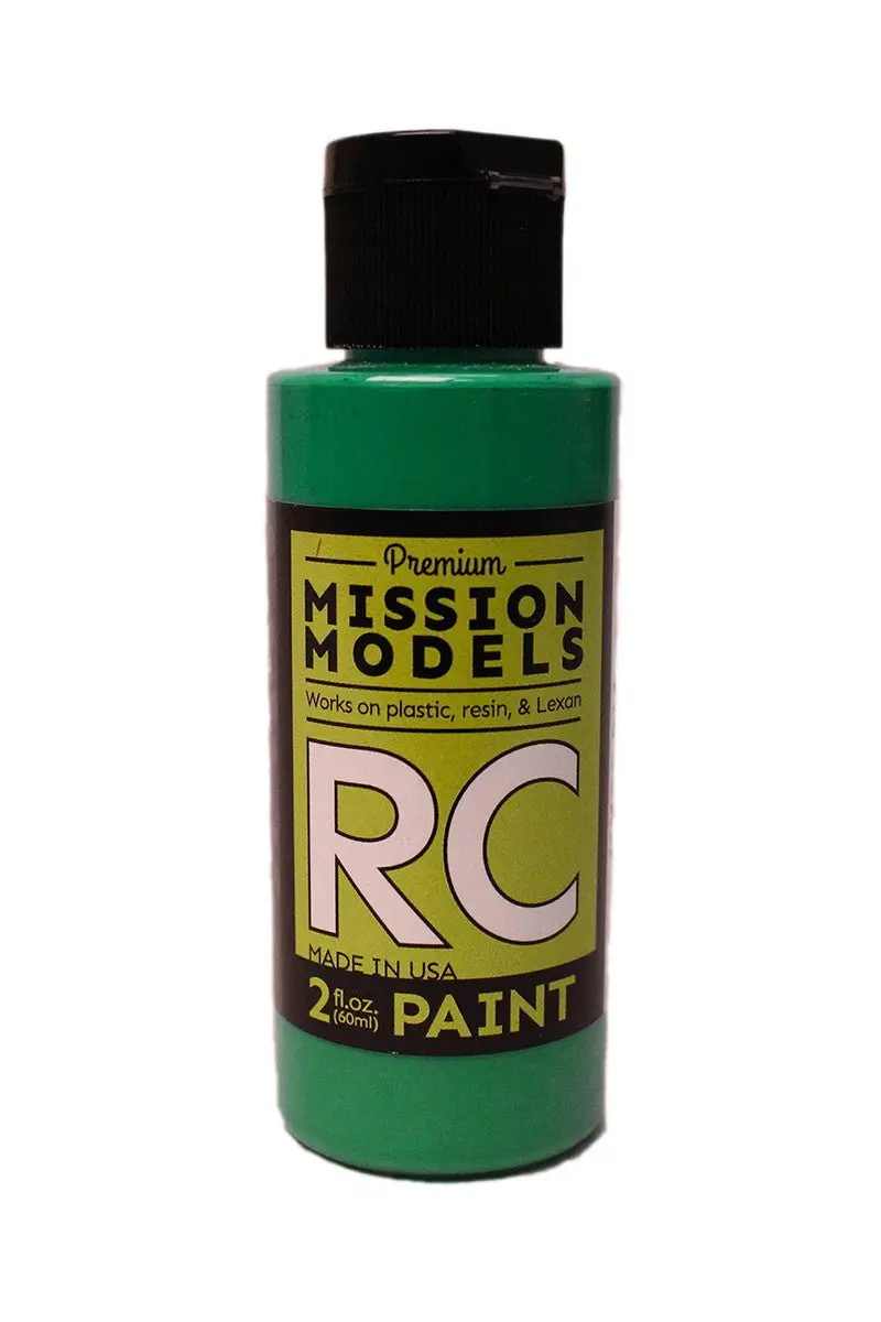 Mission Models - Water-Based Rc Paint, 2 Oz Bottle, Aqua Blue 1
