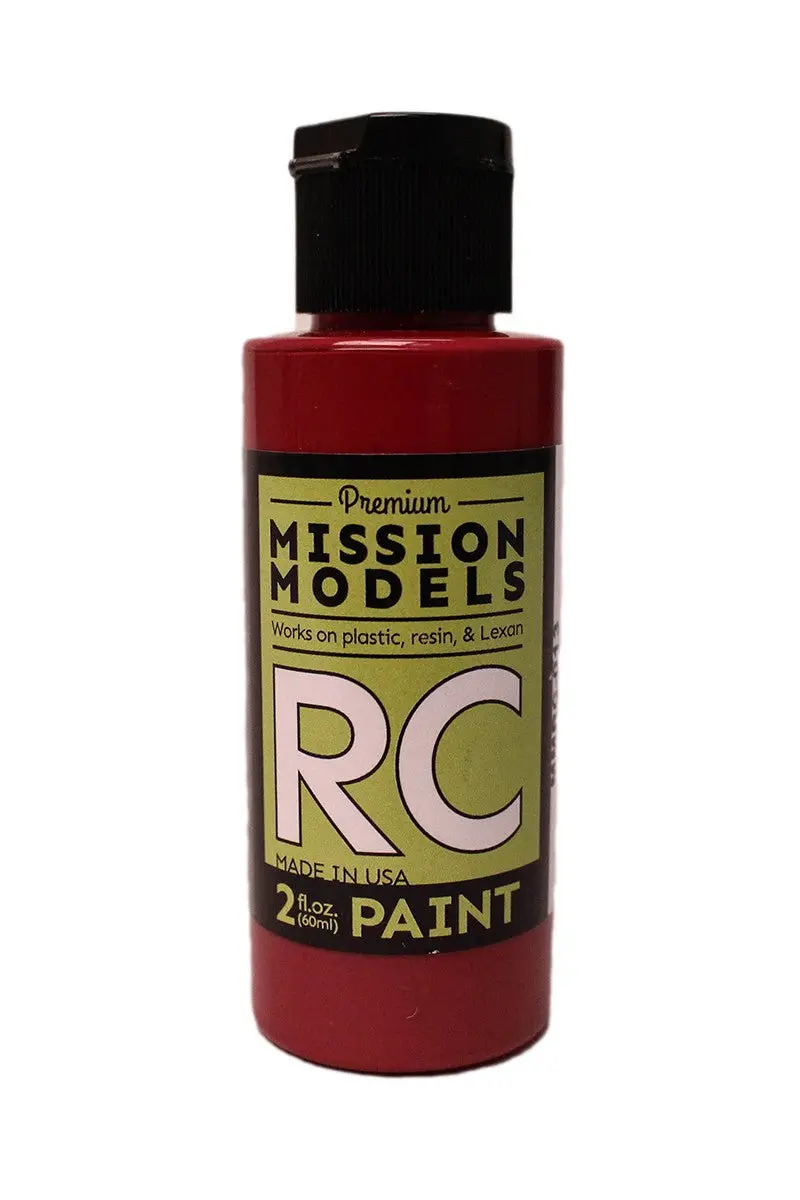 Mission Models - Water-Based Rc Paint, 2 Oz Bottle, Burgundy 1