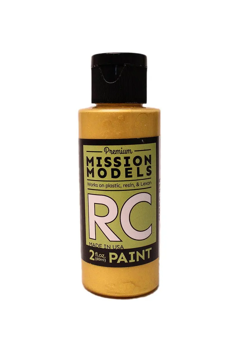Mission Models - Water-Based Rc Paint, 2 Oz Bottle, Color Change Gold 1