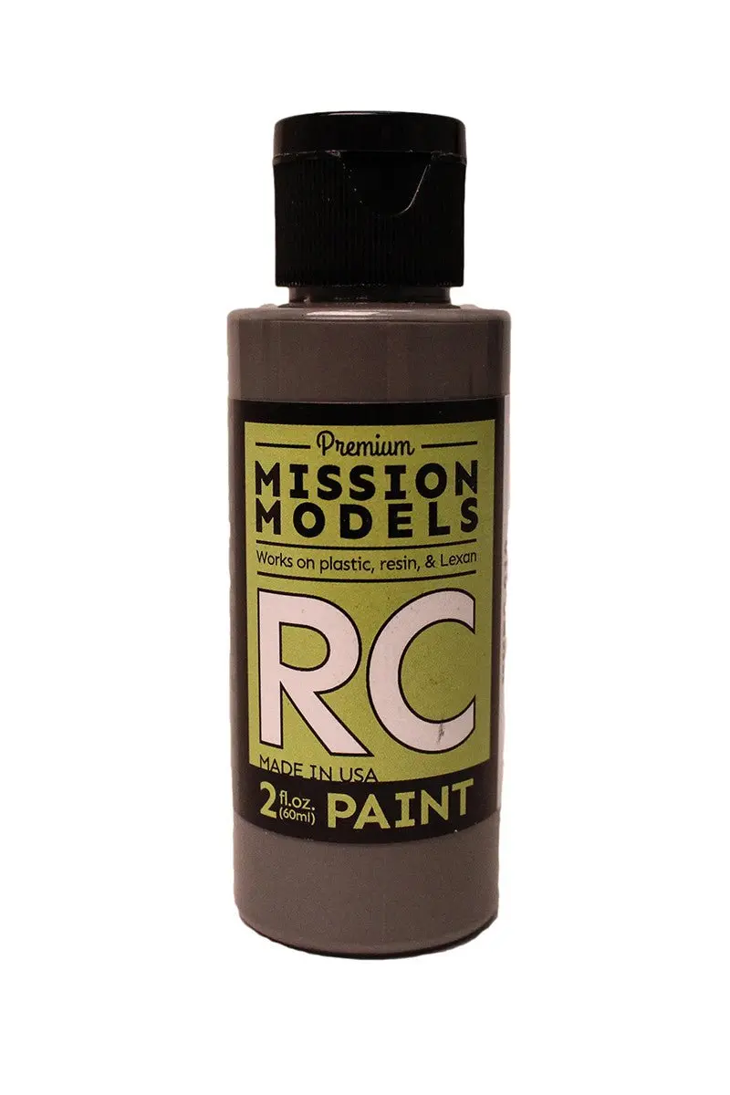 Mission Models - Water-Based Rc Paint, 2 Oz Bottle, Gray 1