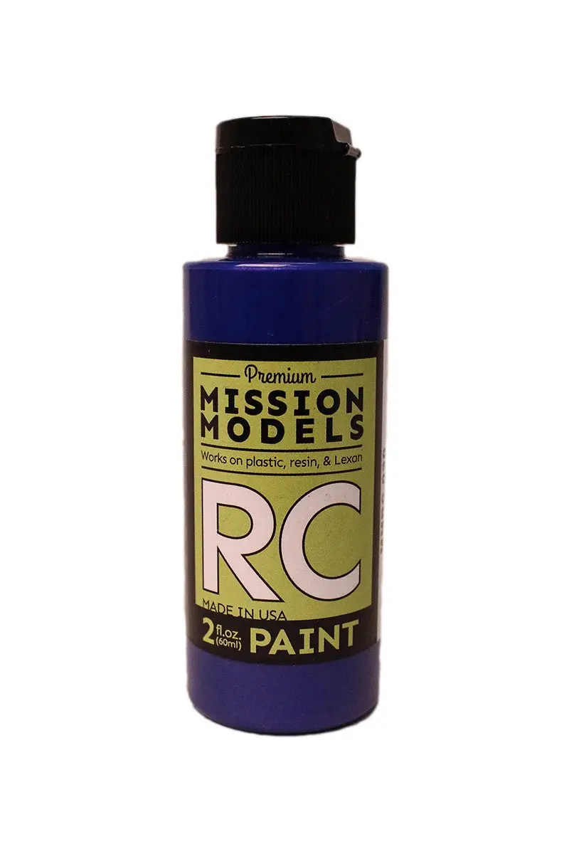 Mission Models - Water-Based Rc Paint, 2 Oz Bottle, Irdescent Blue 1
