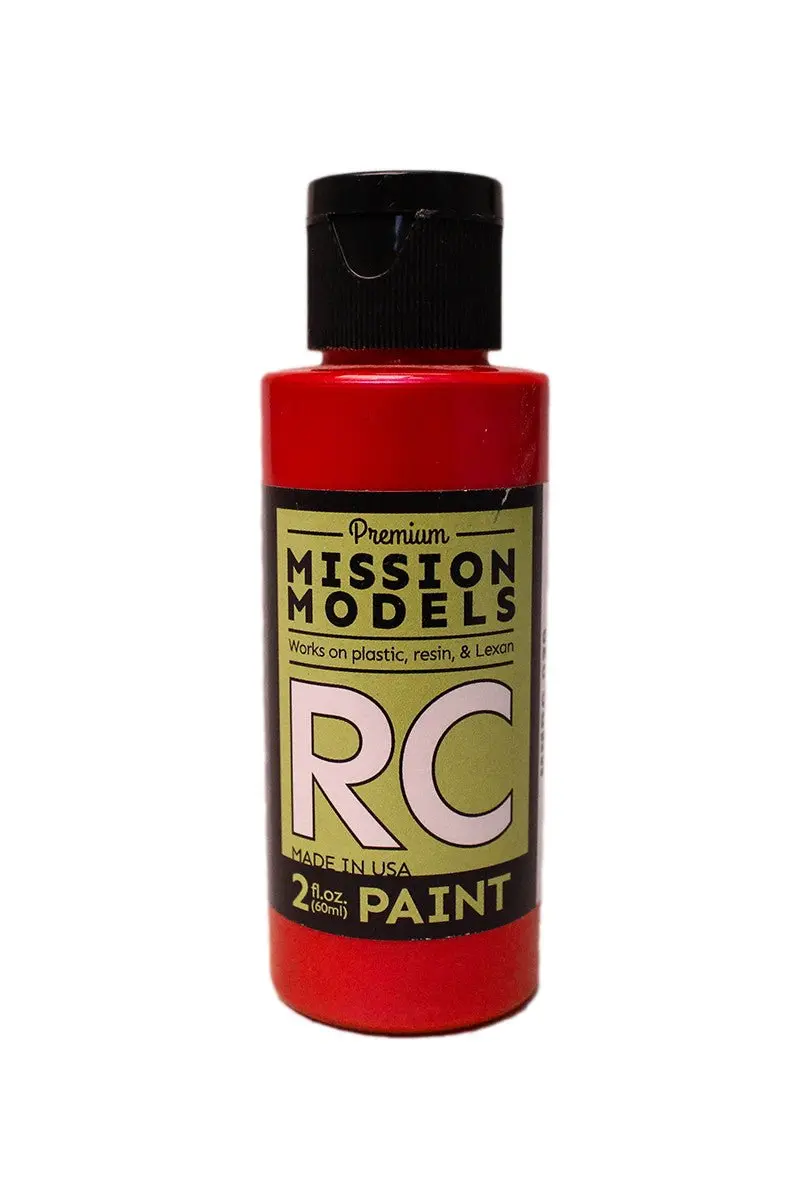Mission Models - Water-Based Rc Paint, 2 Oz Bottle, Iridescent Red 1