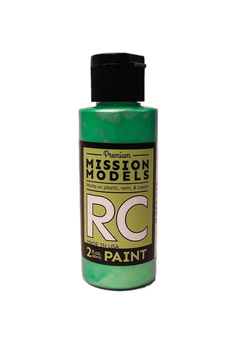 Mission Models - Water-Based Rc Paint, 2 Oz Bottle, Iridescent Teal 1