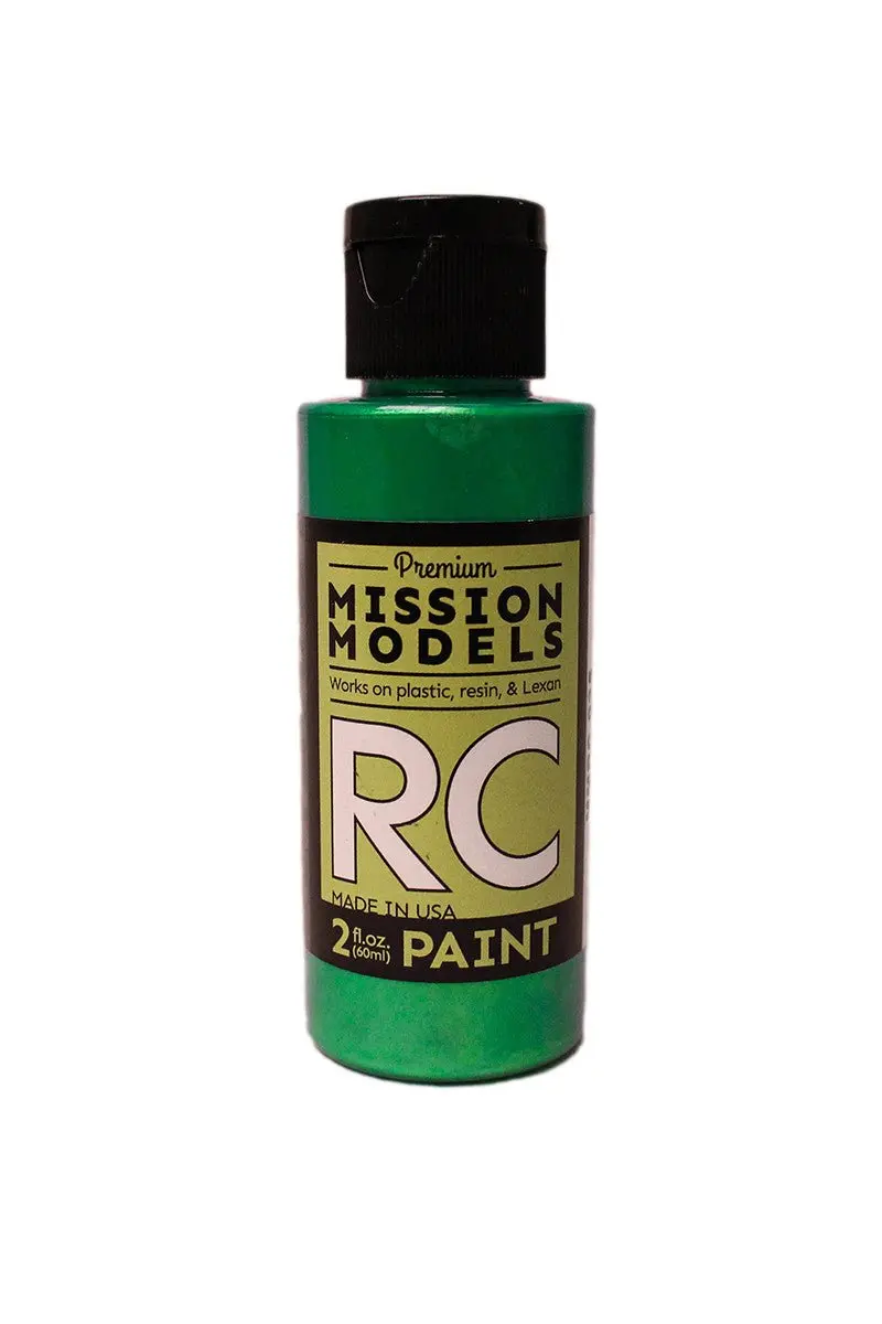 Mission Models - Water-Based Rc Paint, 2 Oz Bottle, Iridescent Turquoise 1