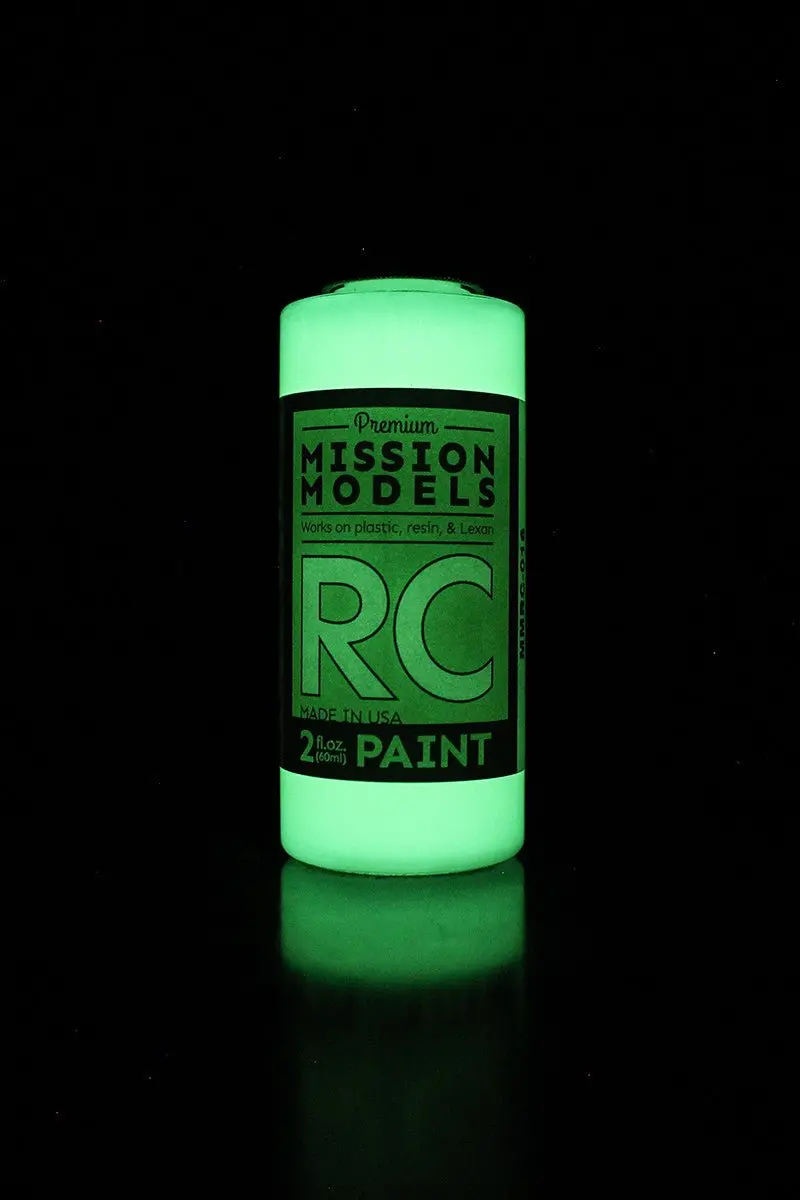 Mission Models - Water-Based Rc Paint, 2 Oz Bottle, Night Glow 1