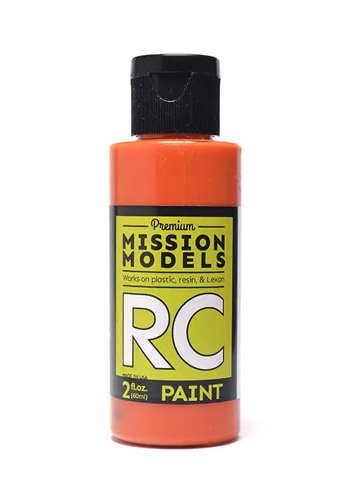 Mission Models - Water-Based Rc Paint, 2 Oz Bottle, Orange 1
