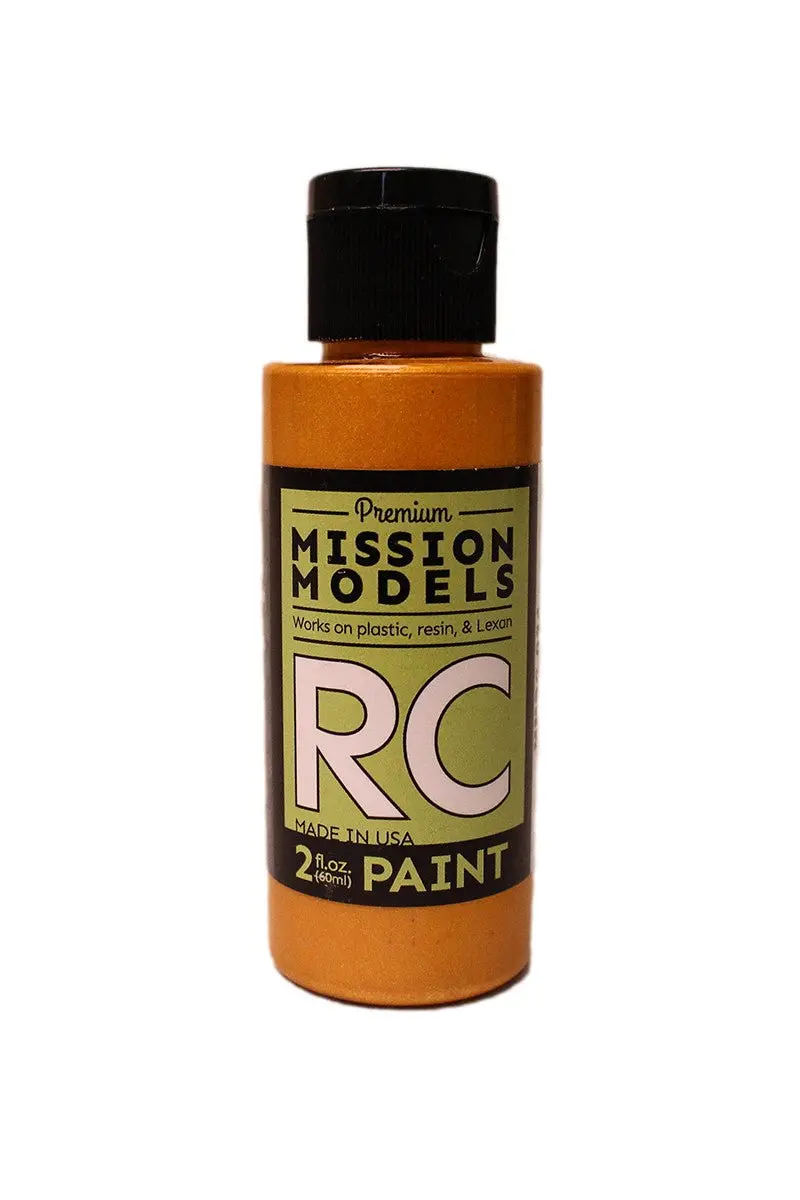Mission Models - Water-Based Rc Paint, 2 Oz Bottle, Pearl Copper 1