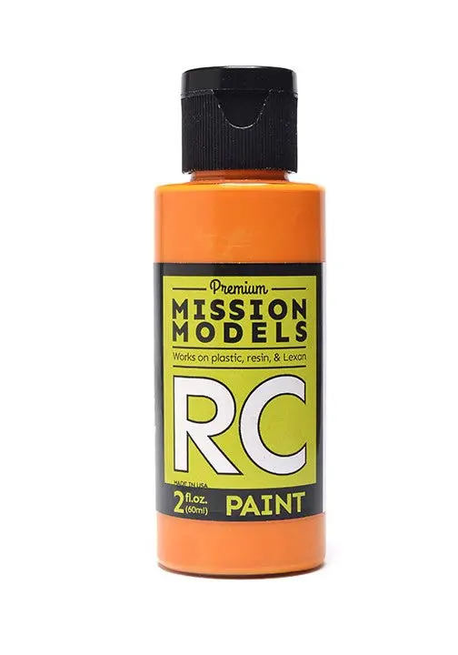 Mission Models - Water-Based Rc Paint, 2 Oz Bottle, Pearl Orange 1