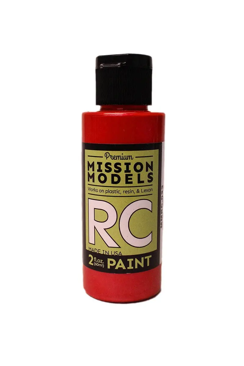 Mission Models - Water-Based Rc Paint, 2 Oz Bottle, Pearl Red 1