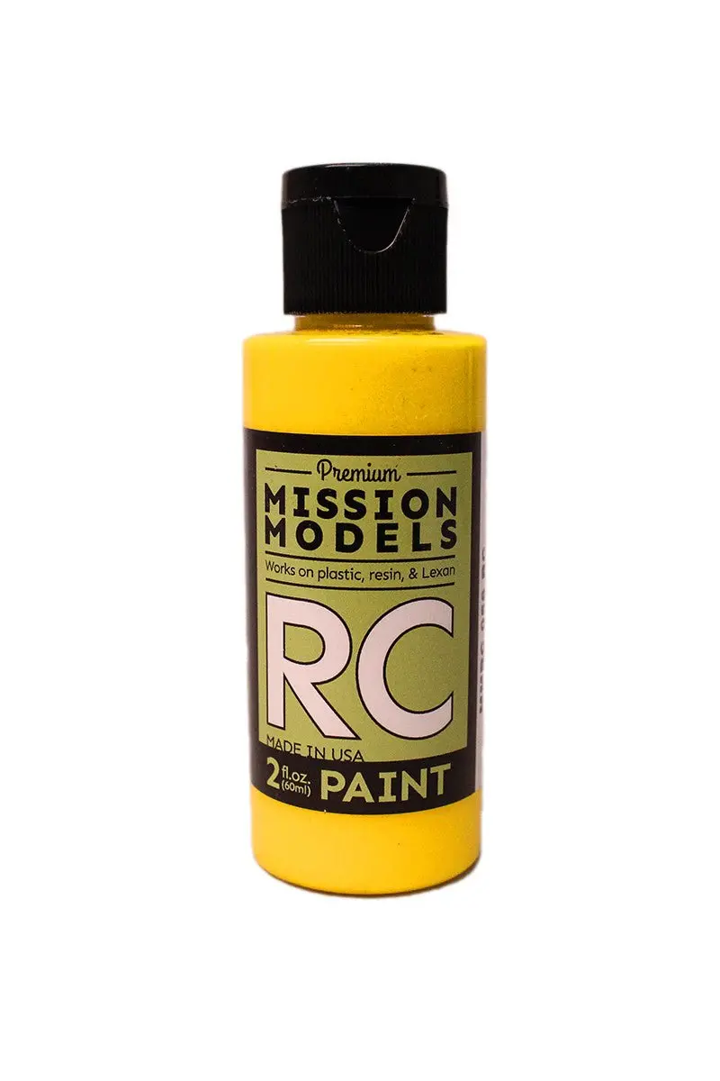 Mission Models - Water-Based Rc Paint, 2 Oz Bottle, Translucent Yellow 1