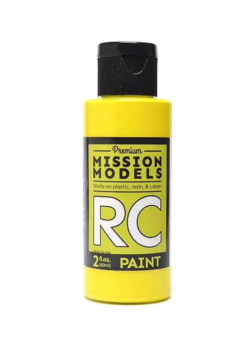 Mission Models - Water-Based Rc Paint, 2 Oz Bottle, Yellow 1