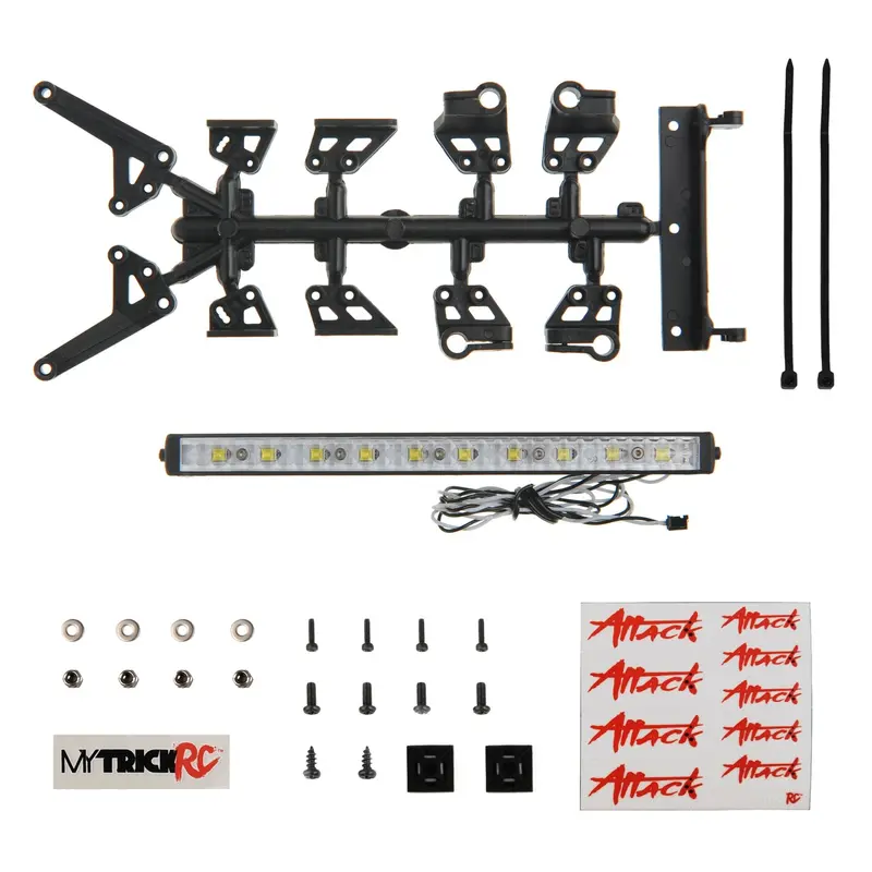 Mytrickrc - 6" High Power Light Bar Kit - 1-6" High Power Light Bar With Mounting Brackets And Hardware 1