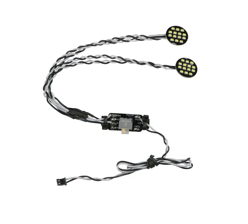 Mytrickrc - Attack 17Mm Round Led Headlight Pair 1