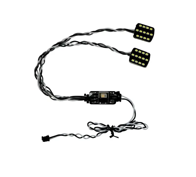 Mytrickrc - Attack 19Mm Led Rectangular Headlight Pair 1