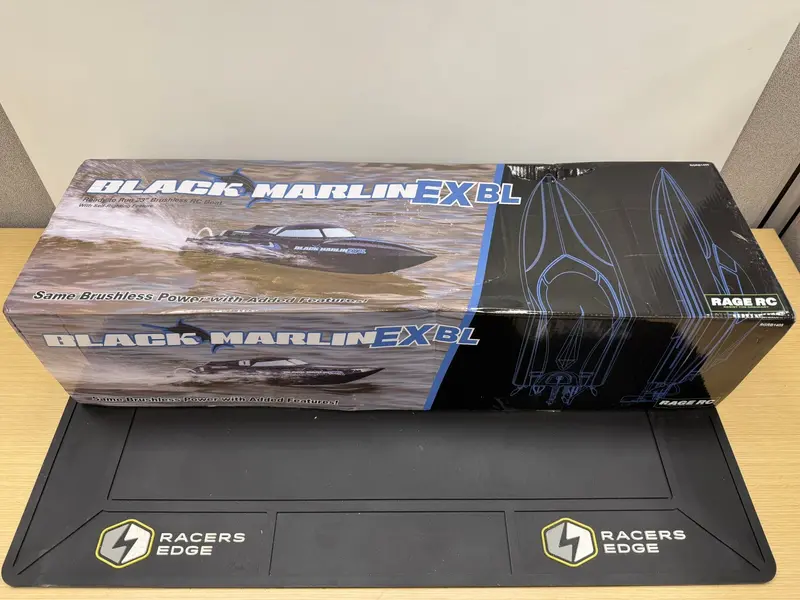 Open Box Rgrb1405 Black Marlin Ex Brushless Rtr Boat 1