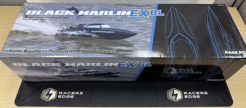 Open Box Rgrb1405 Black Marlin Ex Brushless Rtr Boat 1