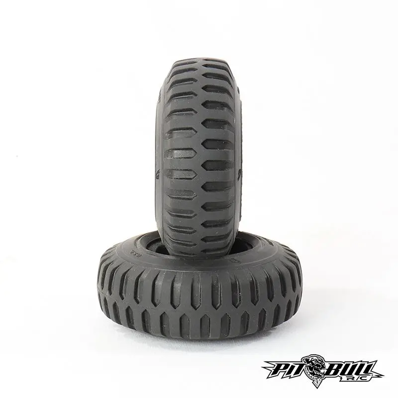 Pit Bull Tires - 1.9" Scale Temco Ndt Military Tires, Alien Kompound W/ Foam (2Pcs) 1