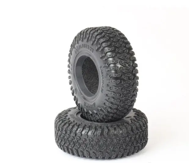 Pit Bull Tires - Braven Bloodaxe 3.45X1.11-1.55" Scale Tires, Alien Kompound (Super Soft), W/ Foams (2) 1