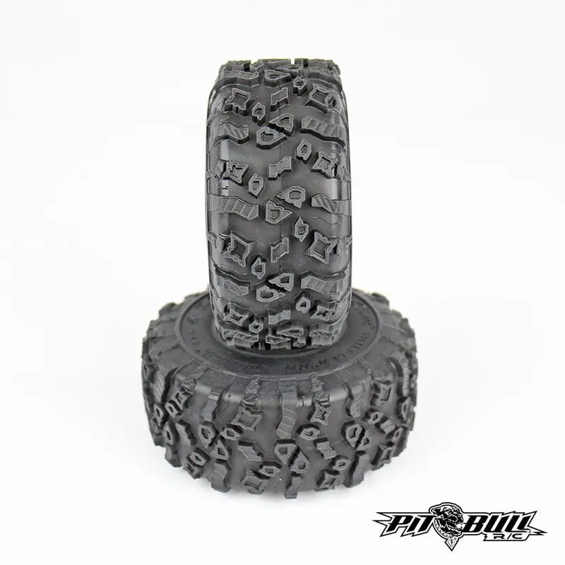 Pit Bull Tires - Rock Beast 1.9" Xor Tires Alien Kompound W/ Foam, 2 Pcs 1