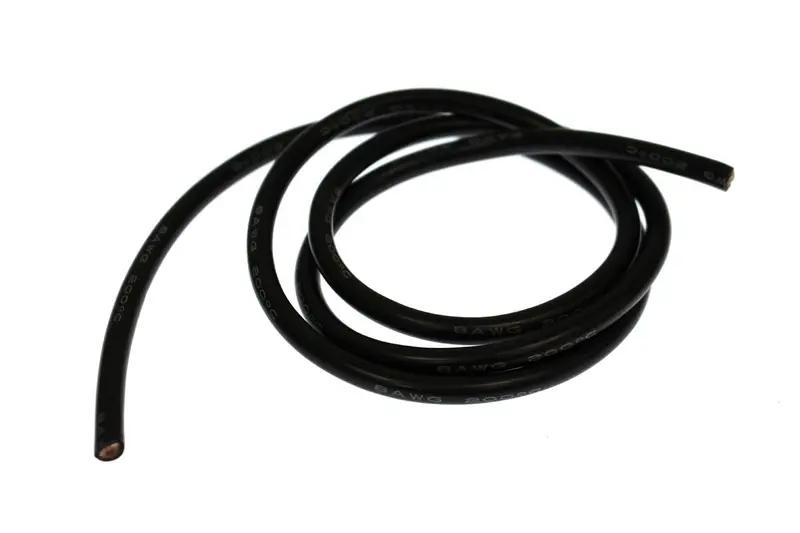Play Steam - 8 Gauge Silicone Wire, 3' Black 1