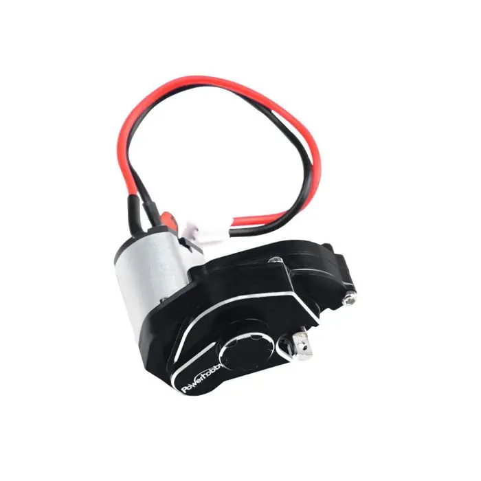 Power Hobby - 030 55T Motor W/Aluminum Gearbox Assembled, Black, For Axial Scx24 1