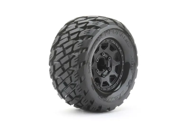Power Hobby - 1/10 2.8 Mt Rockform Belted Tires (2) W/Removable Hex Wheels 1