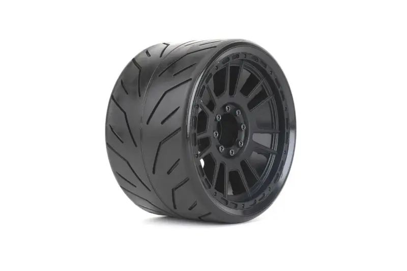 Power Hobby - 1/8 Mt 4.0 Phoenix Belted Mounted Tires W/Removable Hex Wheels 1