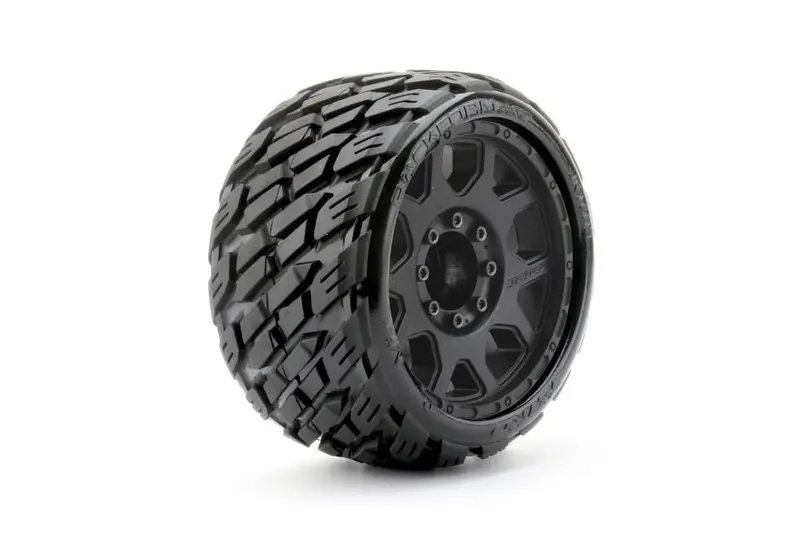Power Hobby - 1/8 Sgt 3.8 Rockform Belted Mounted Tires (2) 17Mm Low Profile 1
