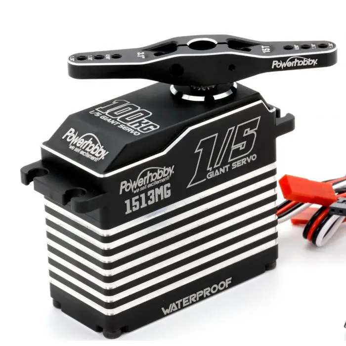 Power Hobby - 1513Mg 1/5 Waterproof Steel Gear High Torque Brushless Aluminum Servo, 2S To 4S Compatibility 1